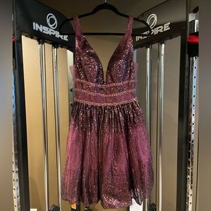 New with tags hoco dress, never worn comes with garment bag. Such pretty details